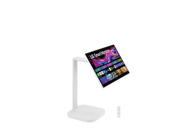 LG Smart Monitor Swing 31.5'' 4K UHD IPS Touchscreen Smart Monitor with Rolling Stand - 32U889SA-W