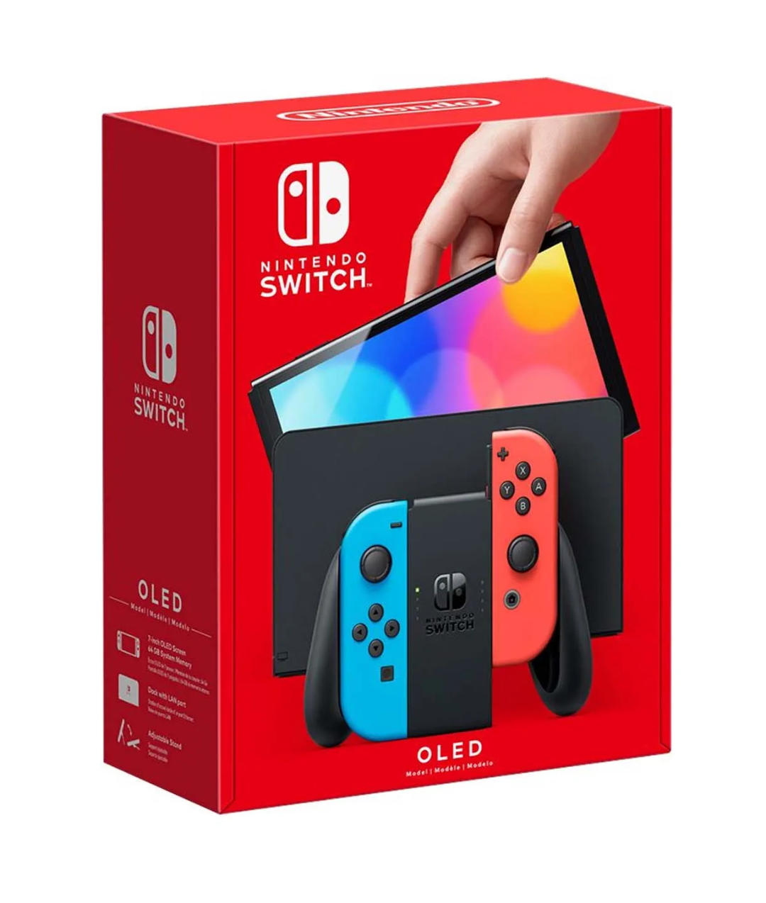 Nintendo Switch – Mẫu OLED Xanh neon/Đỏ neon