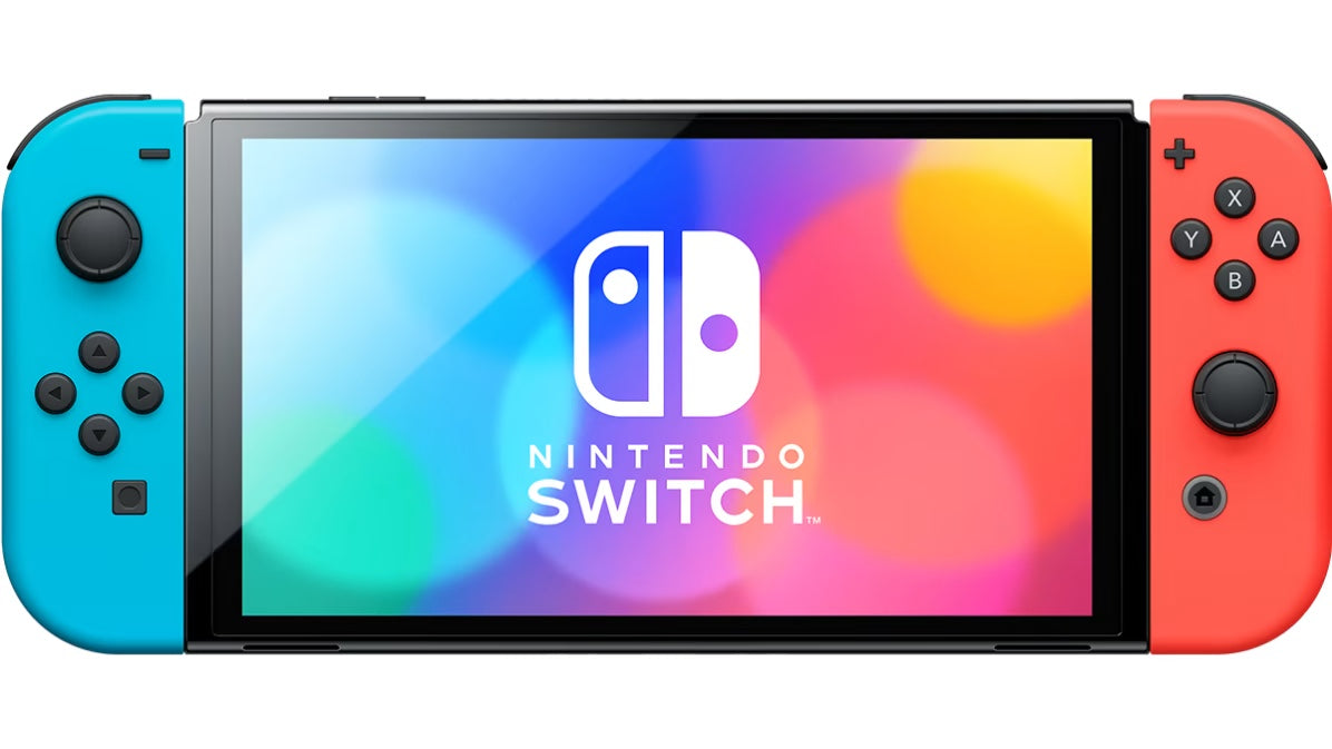 Nintendo Switch – Mẫu OLED Xanh neon/Đỏ neon