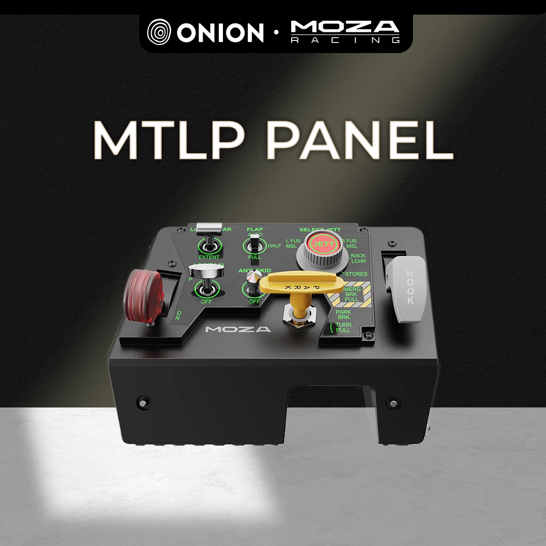 MOZA MTLP Panel – Bảng điều khiển chuyên dụng cho mô phỏng bay