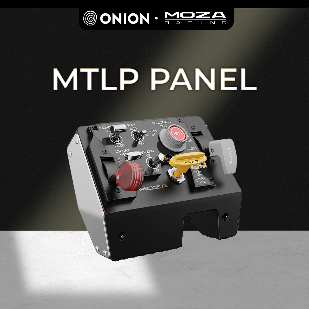 MOZA MTLP Panel – Bảng điều khiển chuyên dụng cho mô phỏng bay