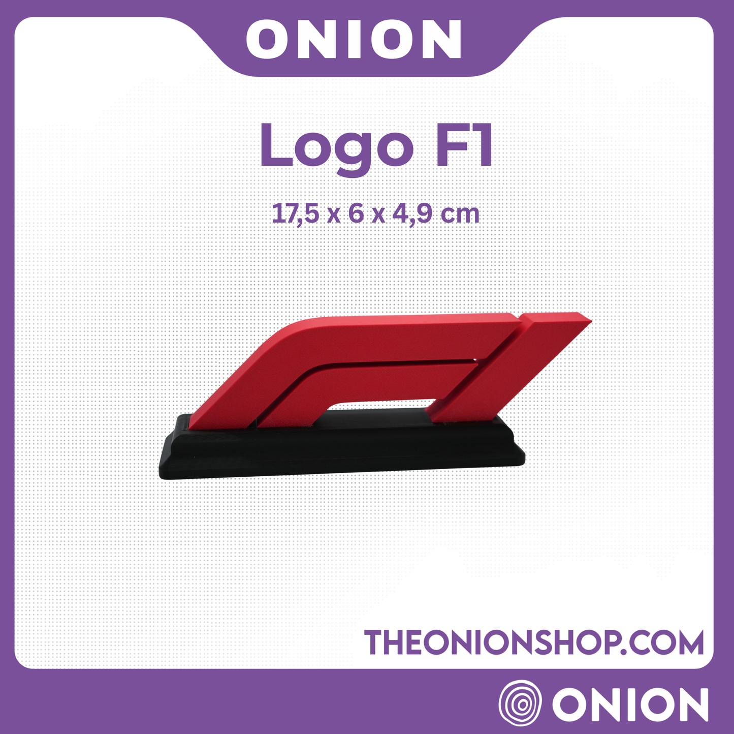 Logo F1 in 3D trang trí để bàn, sưu tầm dành cho Fan F1 chính hiệu