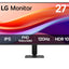 Màn hình LG IPS Full HD 120Hz 27 inch với thiết kế 4 cạnh siêu mỏng, sRGB 99% (Thông thường), HDR 10, 1ms MBR - 27U411A-B