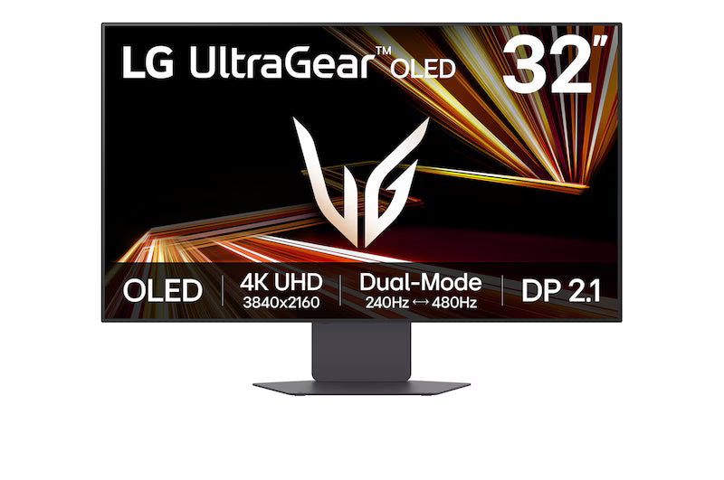 Màn hình chơi game LG UltraGear™ GX8 OLED 4K UHD 240Hz 32 inch│Chế độ kép, DCI-P3 98.5% (Thông thường), VESA DisplayHDR™ True Black 400, 0.03ms (GtG), DP 2.1 - 32GX870A-B