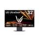 Màn hình chơi game LG UltraGear™ GX8 OLED 4K UHD 240Hz 32 inch│Chế độ kép, DCI-P3 98.5% (Thông thường), VESA DisplayHDR™ True Black 400, 0.03ms (GtG), DP 2.1 - 32GX870A-B