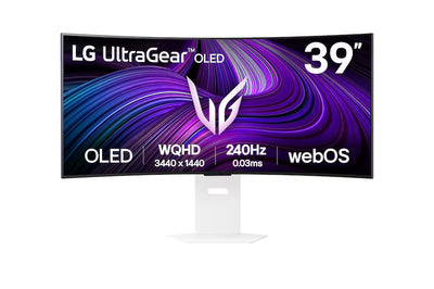 Màn hình Gaming thông minh 39" LG UltraGear OLED WQHD 240Hz 0.03ms, cong 800R, hệ điều hành webOS - 39GX90SA-W