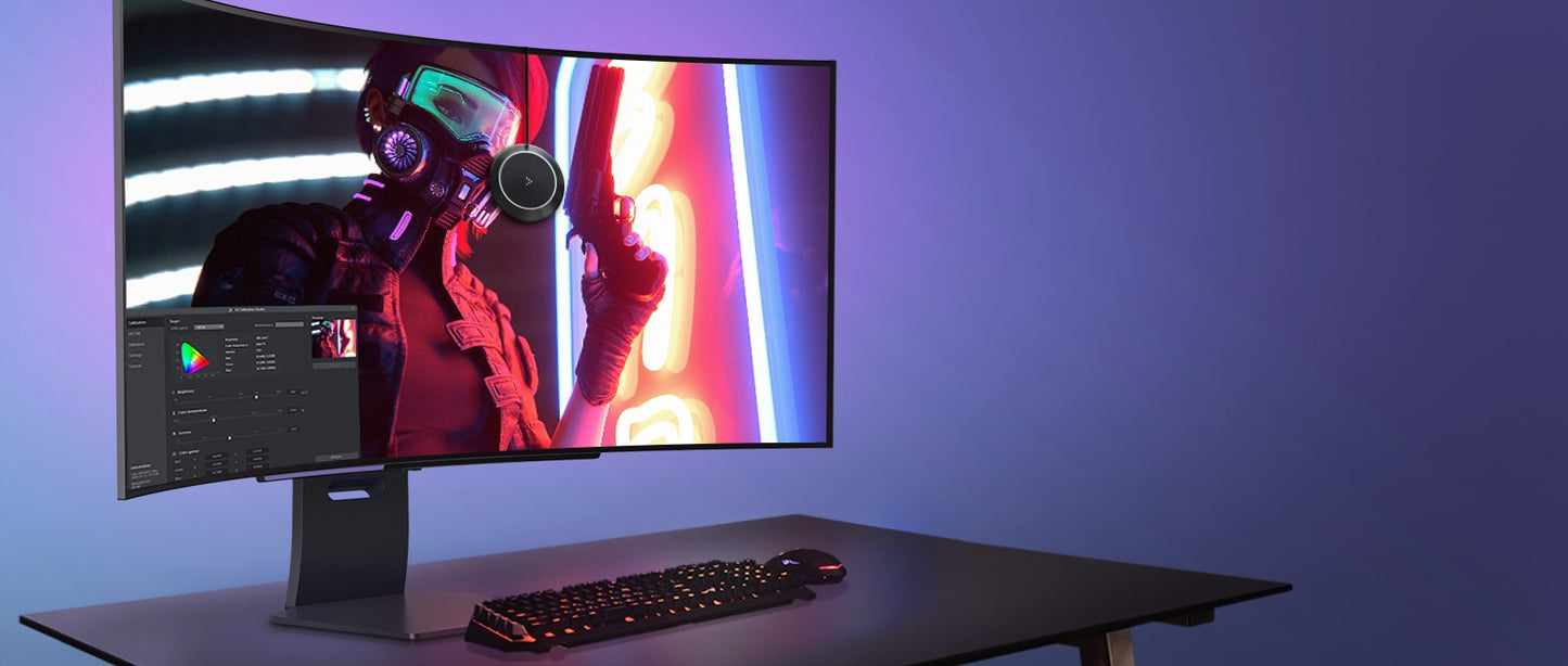 Màn hình Gaming 45" LG UltraGear, OLED WQHD cong với tốc độ làm mới 240Hz, Thời gian phản hồi 0,03ms (GtG) - 45GS95QE-B