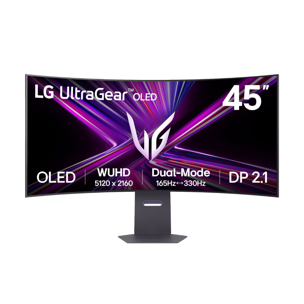 Màn hình chơi game LG UltraGear™ OLED Chế độ kép 5K2K 45 inch | 0.03ms (GtG), Rich Bass (10Wx2), DisplayHDR True Black 400, DP 2.1 & USB-C - 45GX950A-B