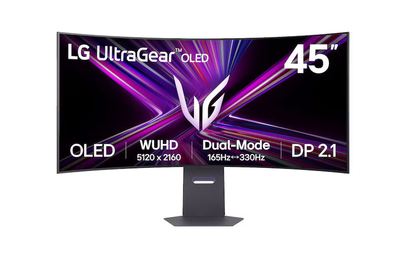 Màn hình chơi game LG UltraGear™ OLED Chế độ kép 5K2K 45 inch | 0.03ms (GtG), Rich Bass (10Wx2), DisplayHDR True Black 400, DP 2.1 & USB-C