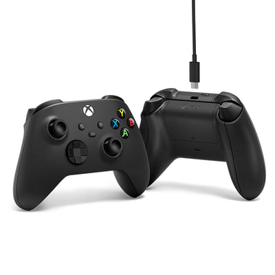 Xbox Core Wireless Controller + USB-C Cable – Carbon Black