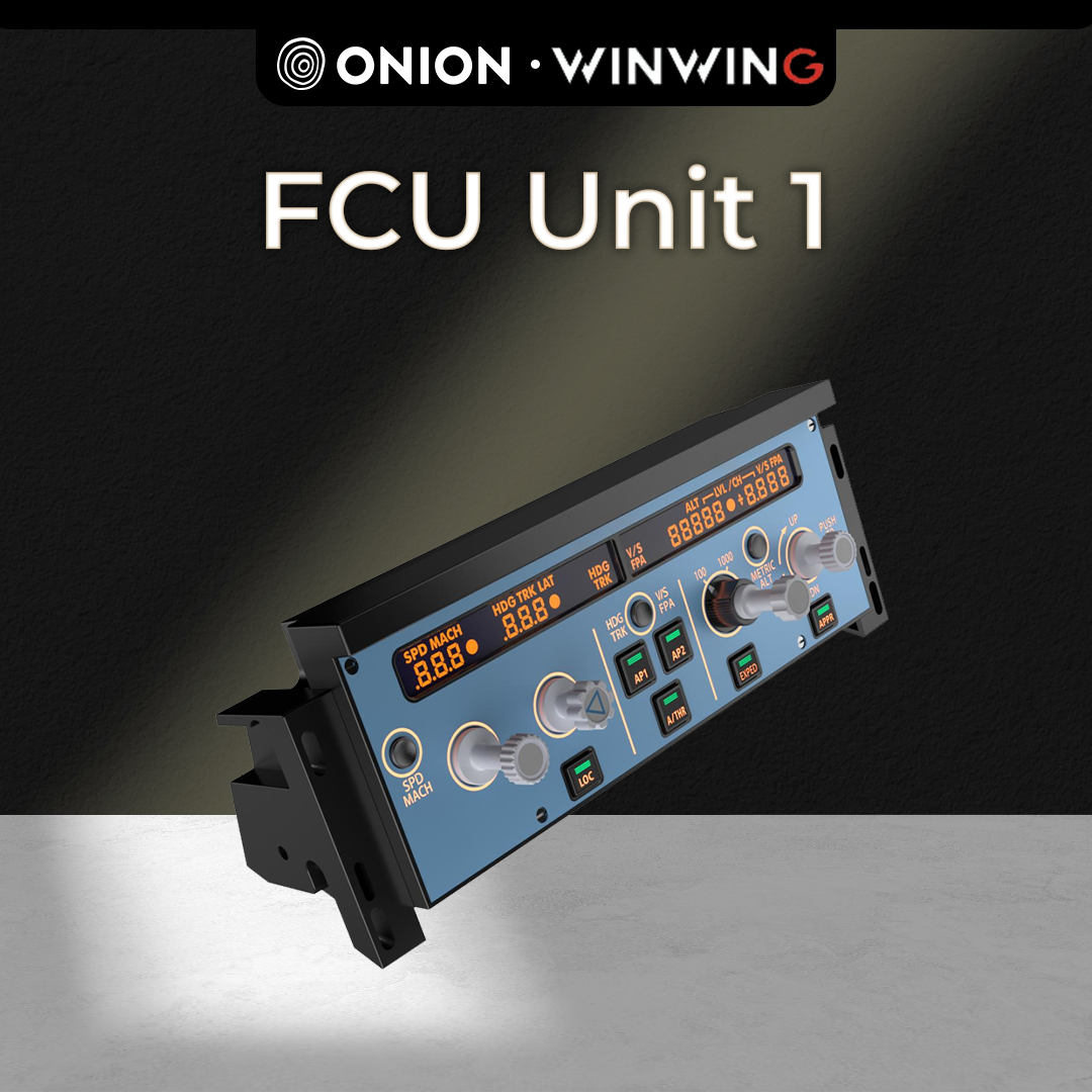 Winwing FCU Unit 1 Panel - Bảng điều khiển mô phỏng bay Airbus/Boeing