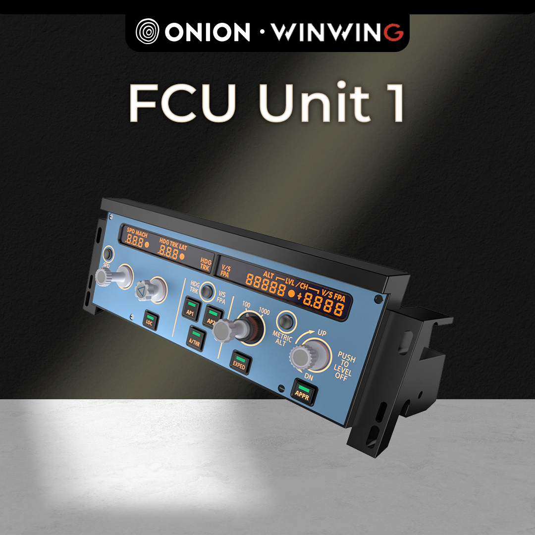 Winwing FCU Unit 1 Panel - Bảng điều khiển mô phỏng bay Airbus/Boeing