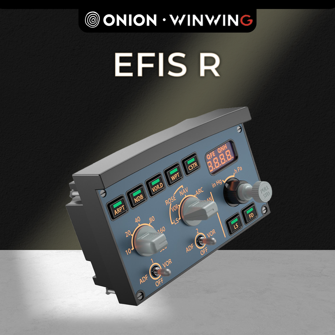 Winwingsim EFIS R/L Panel - Bảng điều khiển mô phỏng bay Airbus/Boeing