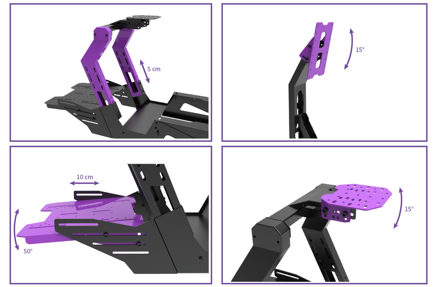 Bộ khung ghế CONSPIT GT Lite + STD Black Seat