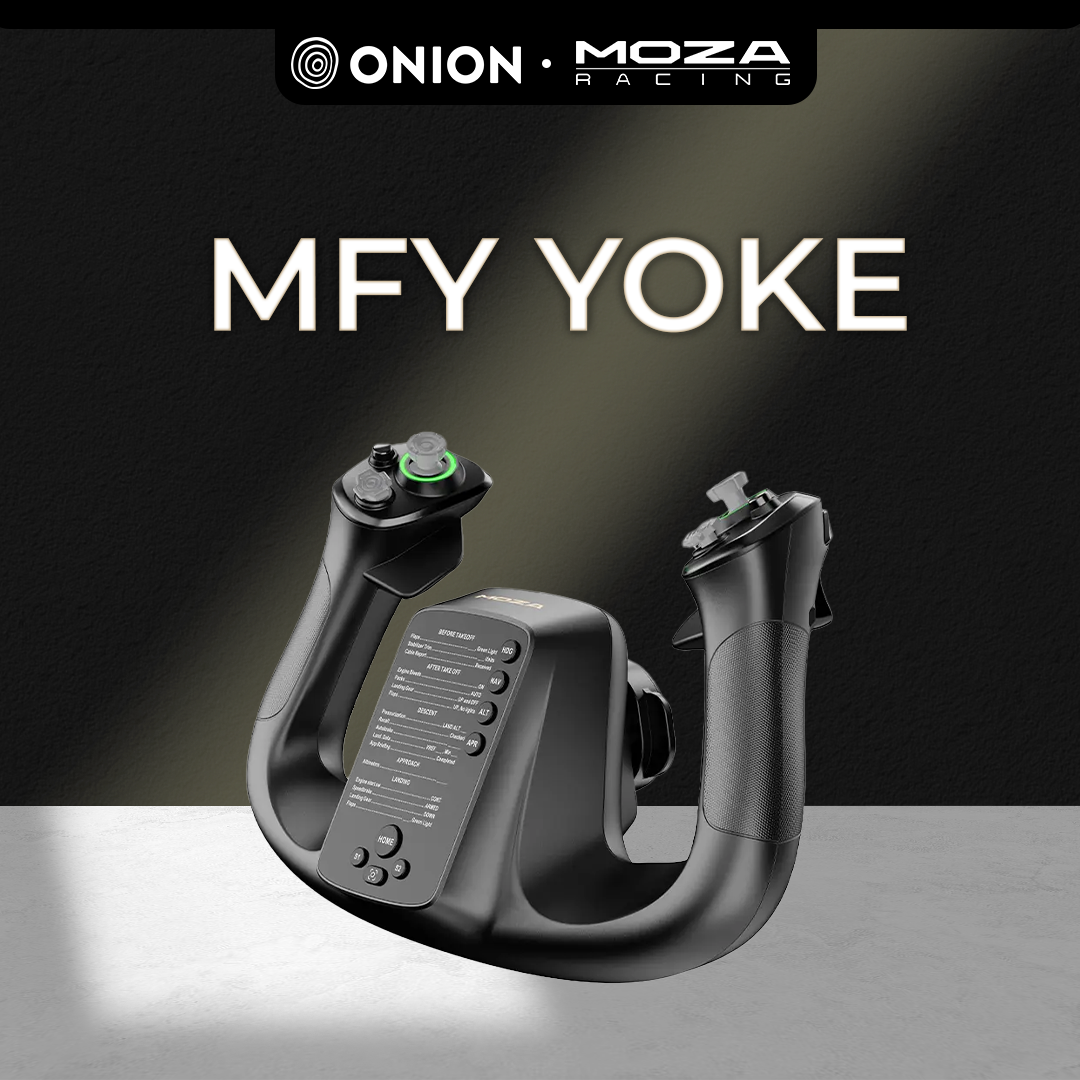 Moza MFY YOKE - Cần lái máy bay mô phỏng Moza MFY