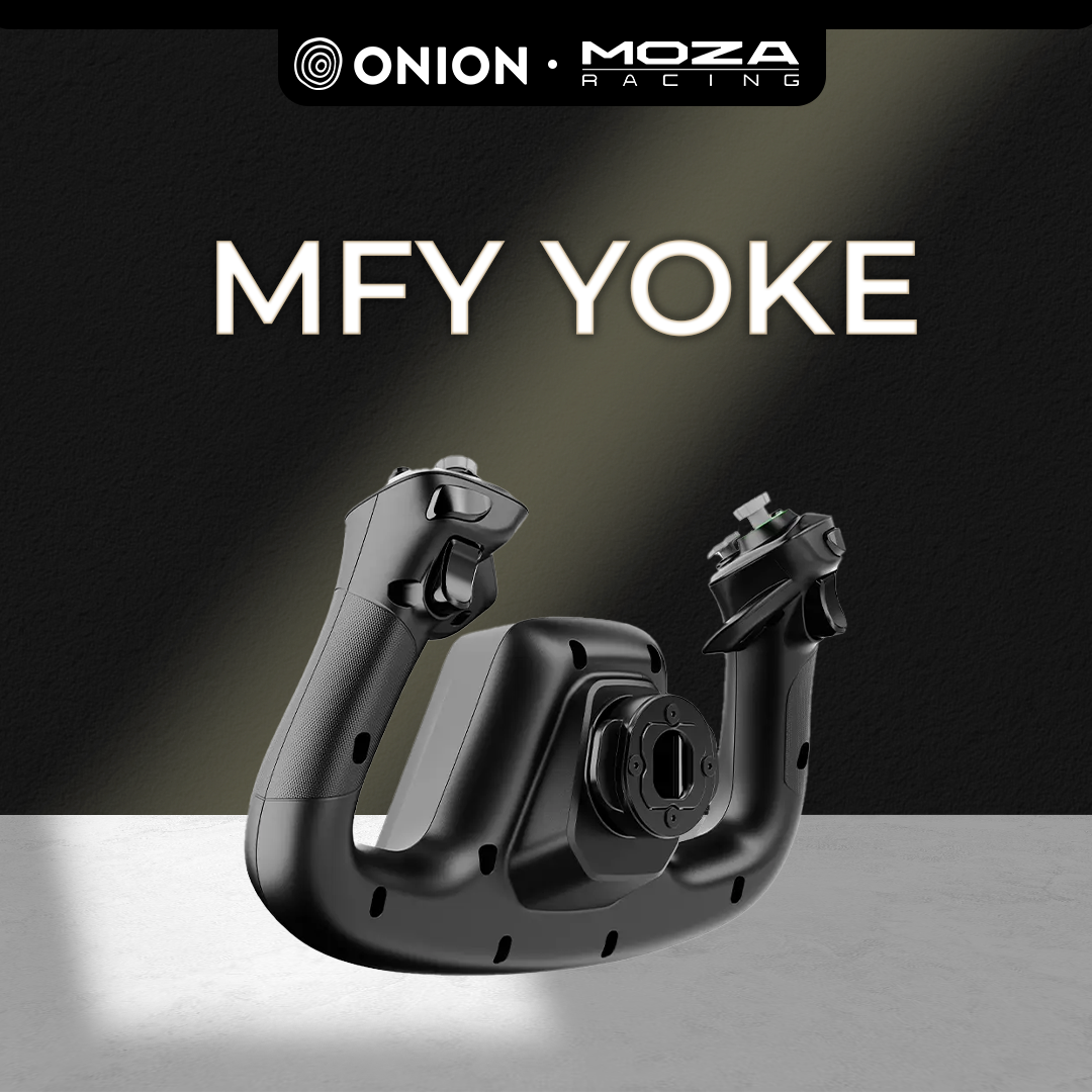 Moza MFY YOKE - Cần lái máy bay mô phỏng Moza MFY