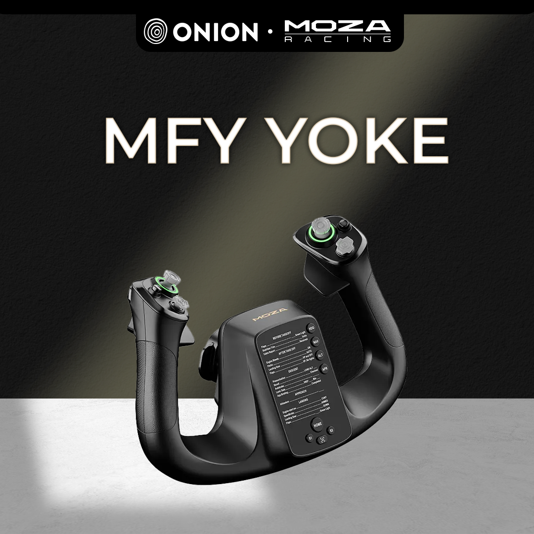 Moza MFY YOKE - Cần lái máy bay mô phỏng Moza MFY