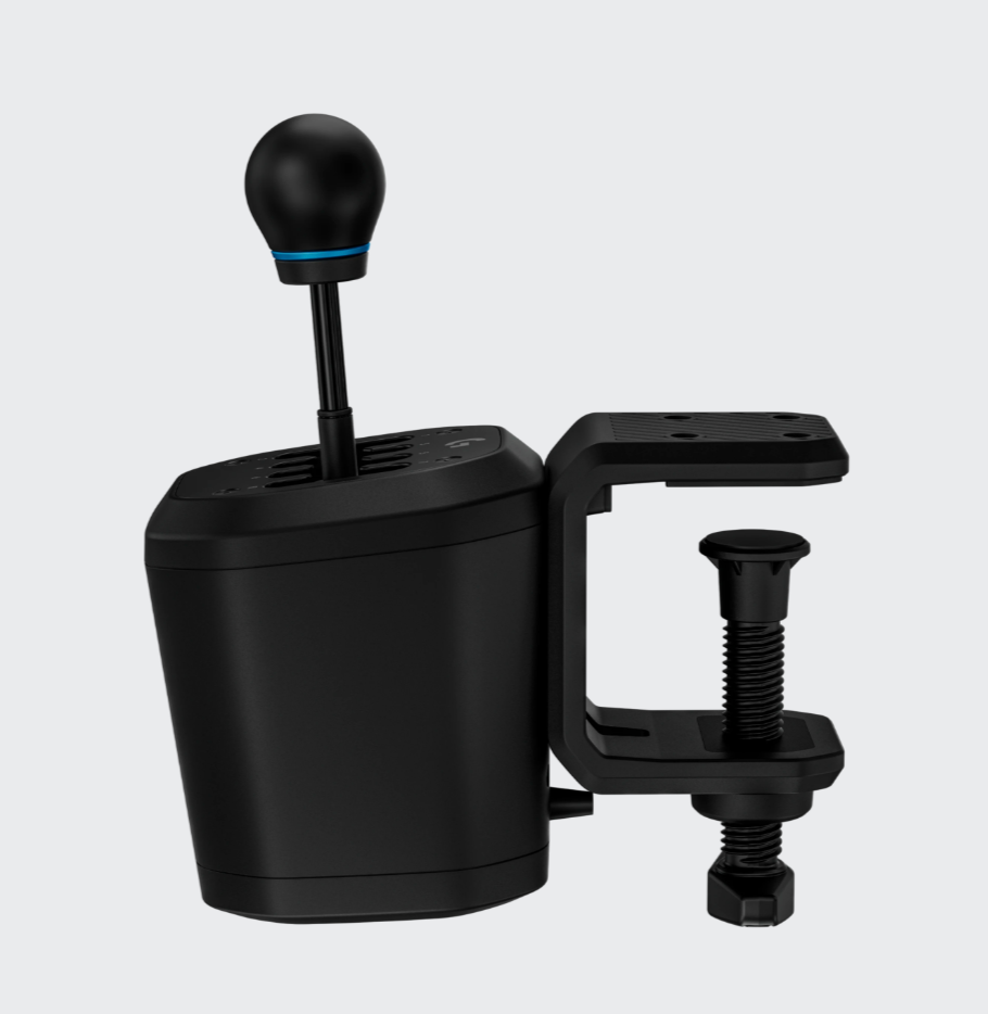 Logitech G RS H-Shifter - 7-Speed Forward 1-Speed Reverse Manual Shifter