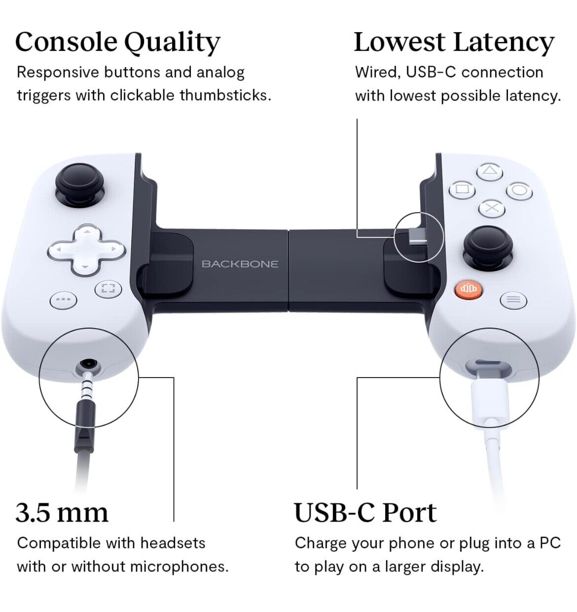 Backbone- Phone Controller Clould Gaming Remote Play Compatible