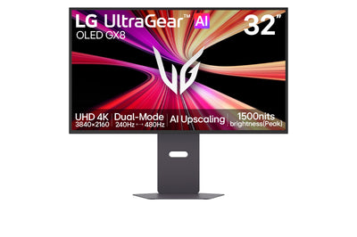 Màn Hình Gaming LG OLED UltraGear evo GX32 (32 inch | 4K | Dual-Mode 480Hz | AI Upscaling)