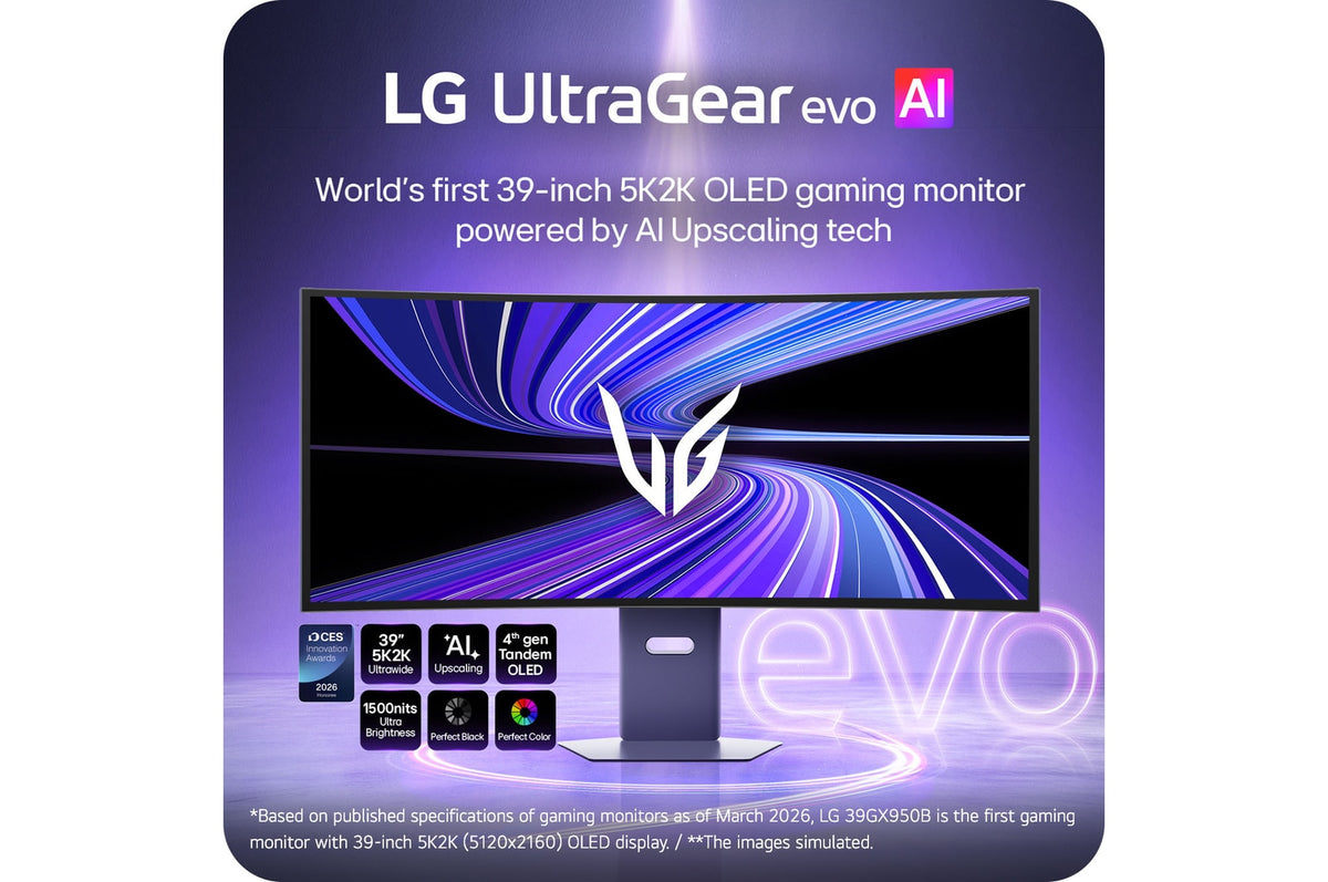 Màn Hình Gaming OLED LG UltraGear evo GX9 (39 inch | 5K2K | Cong 1500R | Dual-Mode)